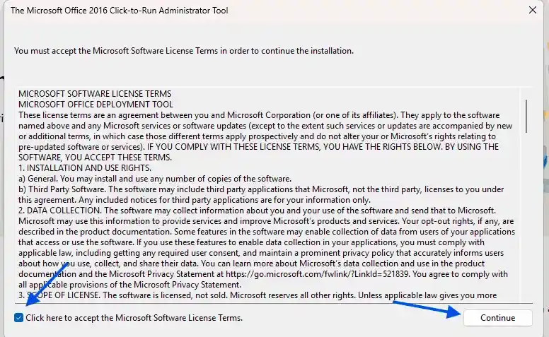 Download Office Deployment Tool from Microsoft